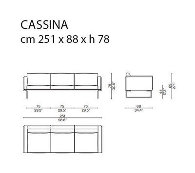 Cassina 8 Sofa