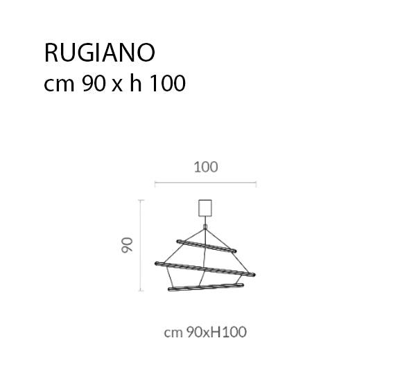 Rugiano Halo Chandelier