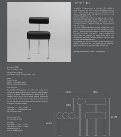 101 Copenhagen Hiro Dining Chair