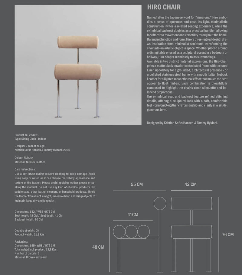 101 Copenhagen Hiro Dining Chair