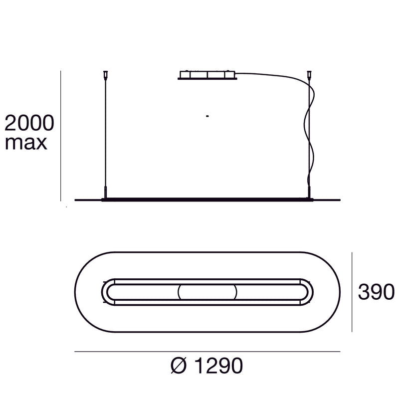 Stilnovo Opti-Line Suspension Lamp