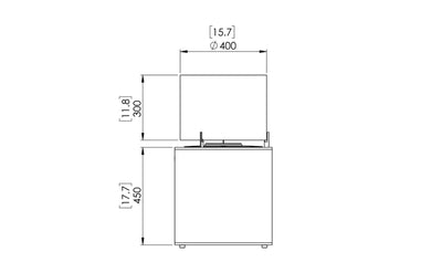 Decofire Pop 8L White