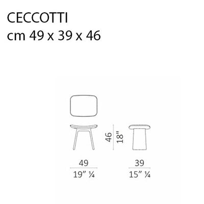 Ceccotti Collezioni Duo Tabure