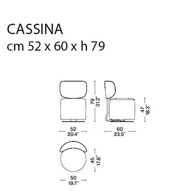 Cassina Tamburound Koltuk