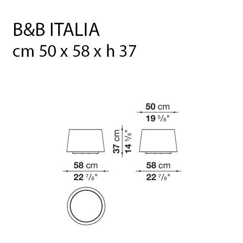 B&B Italia Planck Sehpa