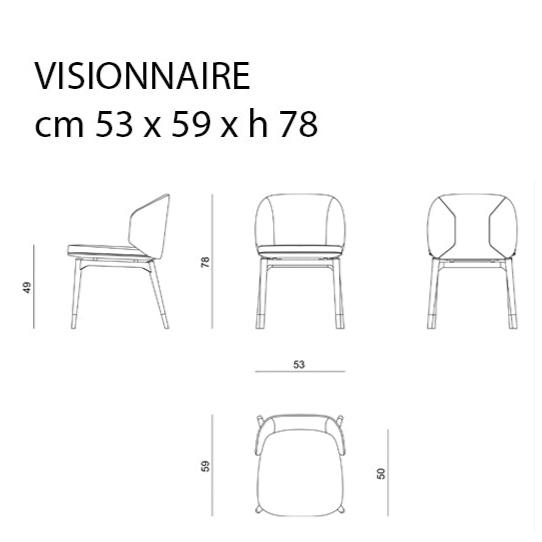 Visionnaire Stone Sandalye