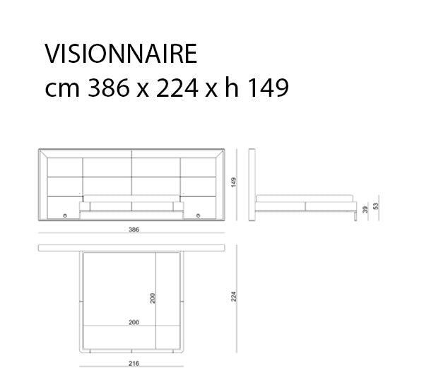 Visionnaire Aubade Fly Large Yatak