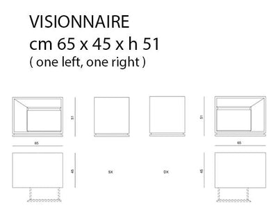 Visionnaire Aubade Komodin