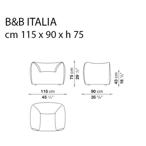 B&B Italia La Bambola Outdoor Koltuk