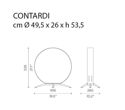 Contardi Babu Textile Floor Lamp