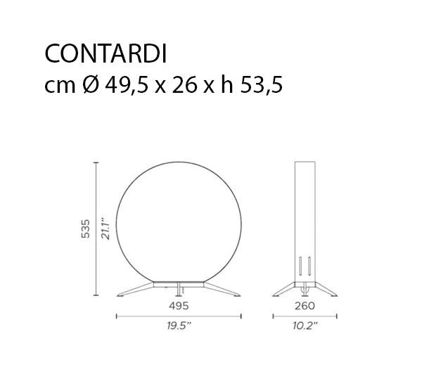 Contardi Babu Textile Floor Lamp