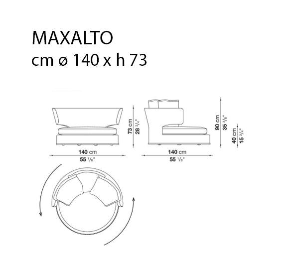 Maxalto Amoenus Soft Kanepe