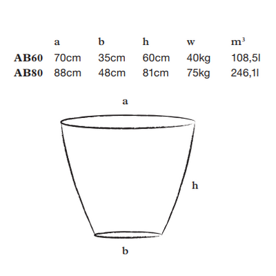 Atelier Vierkant AB Saksı