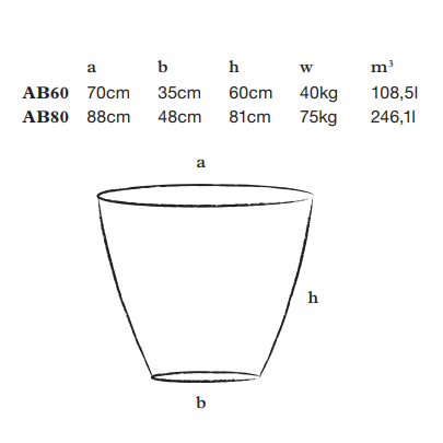 Atelier Vierkant AB Saksı