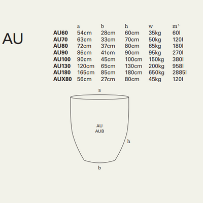 Atelier Vierkant AU Saksı