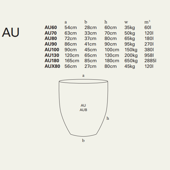 Atelier Vierkant AU Saksı