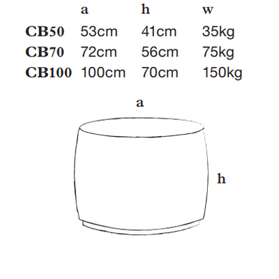 Atelier Vierkant CB Saksı