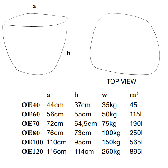 Atelier Vierkant OE Saksı