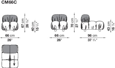B&B Italia Camaleonda Kanepe