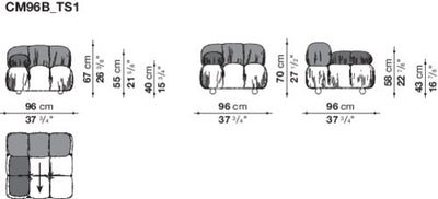 B&B Italia Camaleonda Kanepe