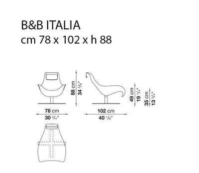 B&B Italia Mart Armchair