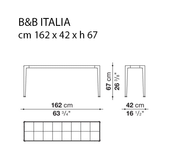B&B Italia Mirto Outdoor Konsol Masa