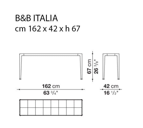 B&B Italia Mirto Outdoor Konsol Masa