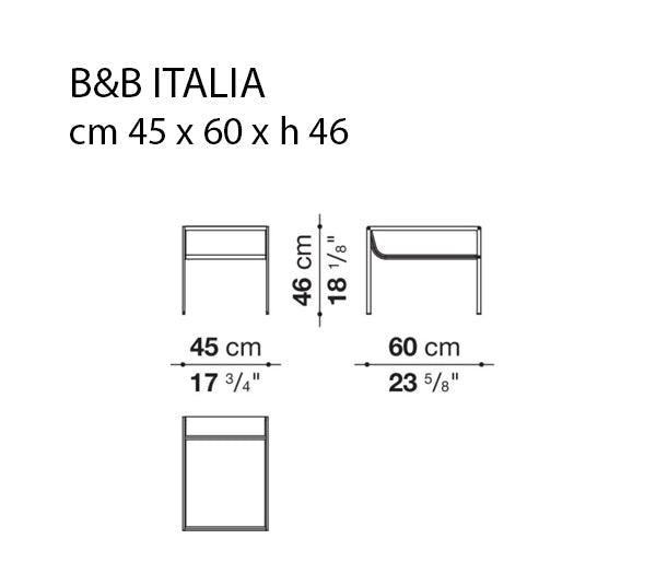 B&B Italia Quiet Lines Sehpa