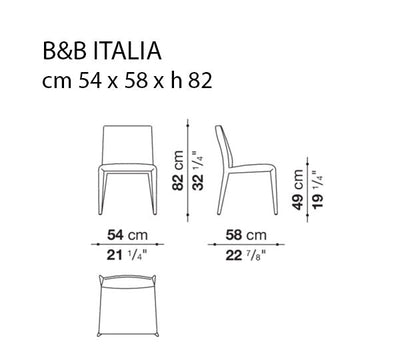 B&B Italia Vol Au Vent Sandalye