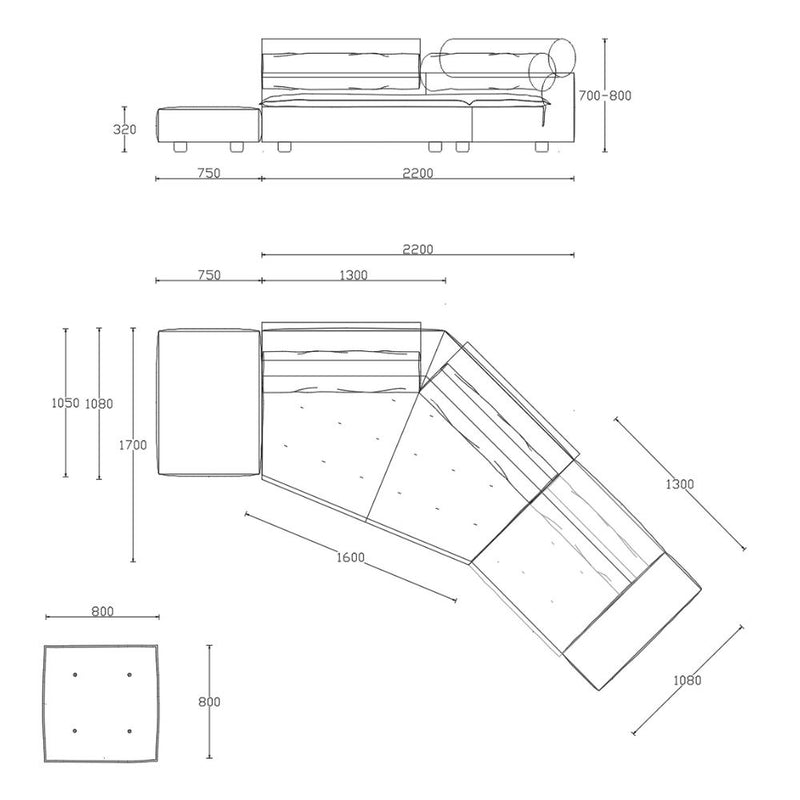 Baxter Miami Soft Collection Kanepe