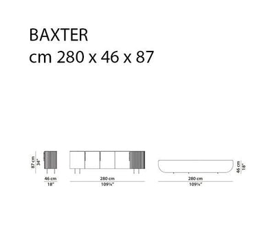 Baxter Plissè Büfe