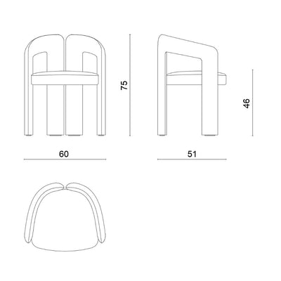 Cassina Dudet Collection Armchair