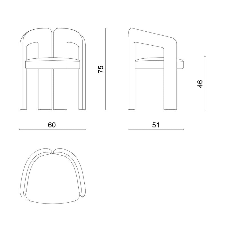 Cassina Dudet Collection Armchair
