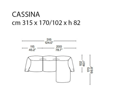 Cassina Moncloud Sofa