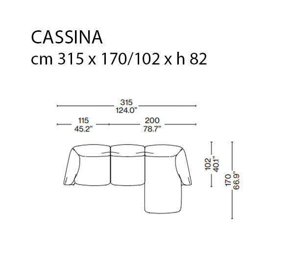 Cassina Moncloud Sofa