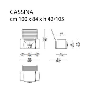 Cassina Somewhere El-S Poltrona Armchair