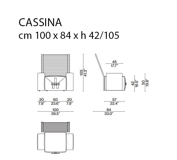 Cassina Somewhere El-S Poltrona Armchair