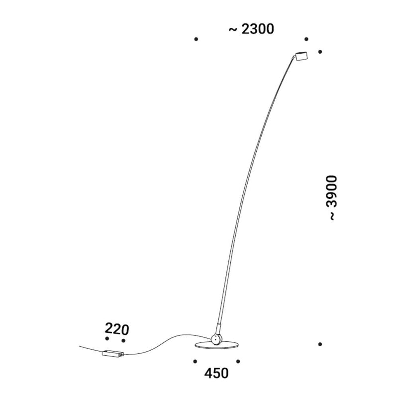 Davide Groppi Sampei 440 Collection Floor Lamp