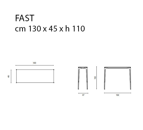 Fast AllSize Dikdörtgen Masa