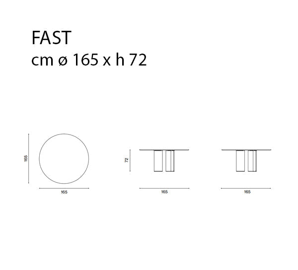 Fast Naca Yuvarlak Masa