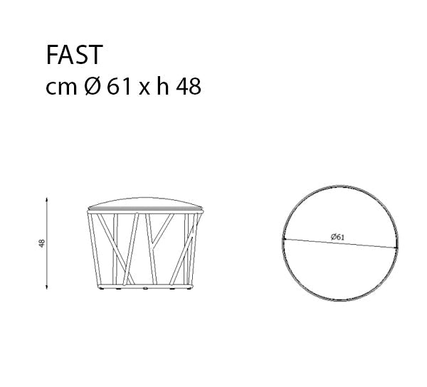 Fast Wild Pouf