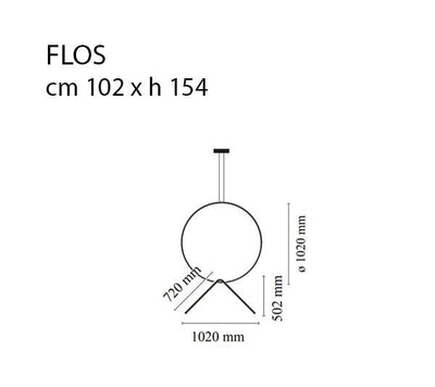 Arrangements Round Large & Broken Line Chandelier
