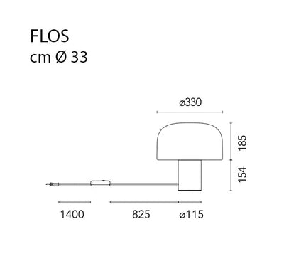 Flos Bellhop Glass T Masa Lambası