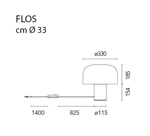 Flos Bellhop Glass T Masa Lambası