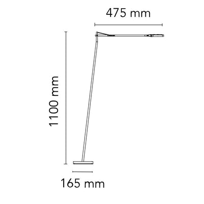 Flos Kelvin Led Black Lambader