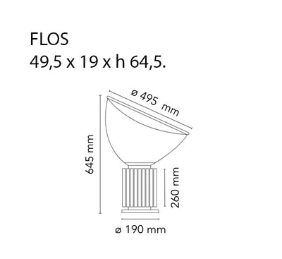 Flos Taccia (PMMA) Table Lamp