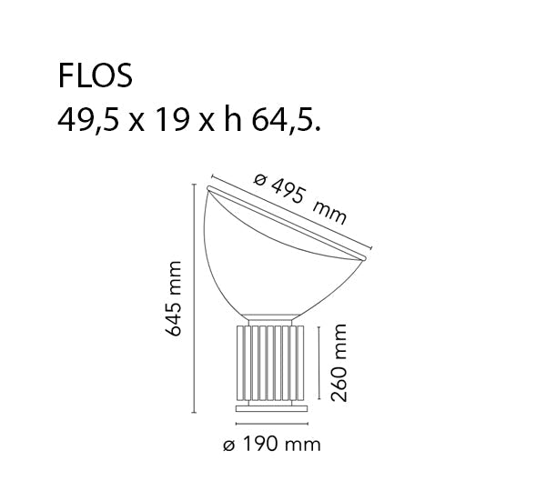 Flos Taccia (PMMA) Table Lamp