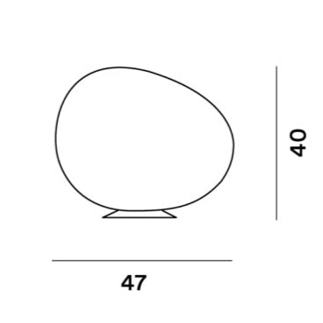 Foscarini Gregg Outdoor White Grande Lambader