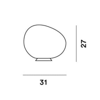 Foscarini Gregg Outdoor White Media Lambader