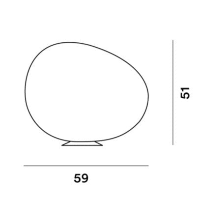 Foscarini Gregg Outdoor White XL Lambader